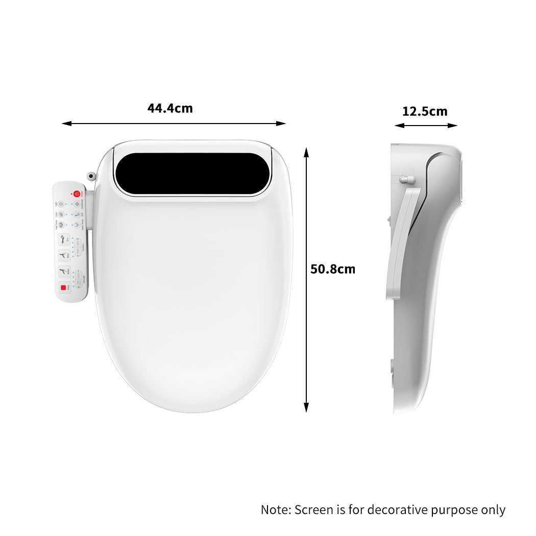Electric Bidet Toilet Seat Cover Bathroom Washlet Spray Water Auto Smart Wash