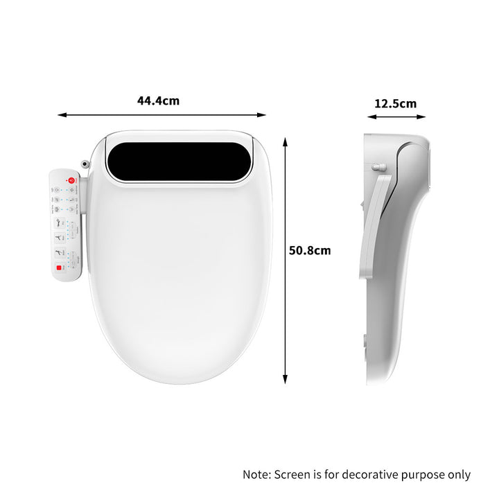 Electric Bidet Toilet Seat Cover Bathroom Washlet Spray Water Auto Smart Wash