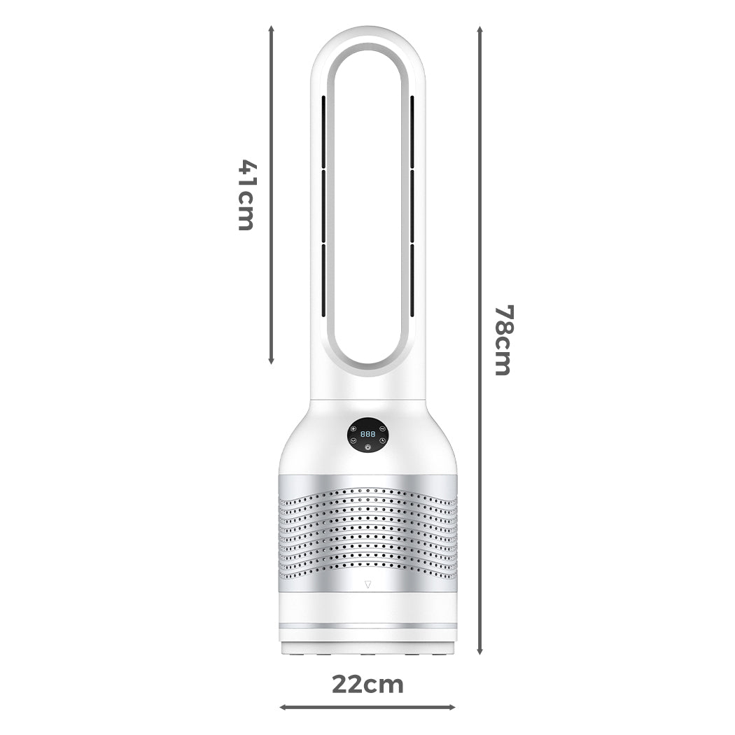 Spector 3 in 1 Bladeless Tower Fan Heater Cooler Purifying HEPA Oscillating