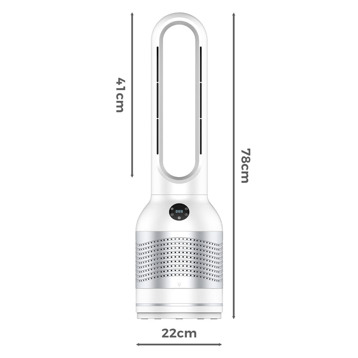 Spector 3 in 1 Bladeless Tower Fan Heater Cooler Purifying HEPA Oscillating
