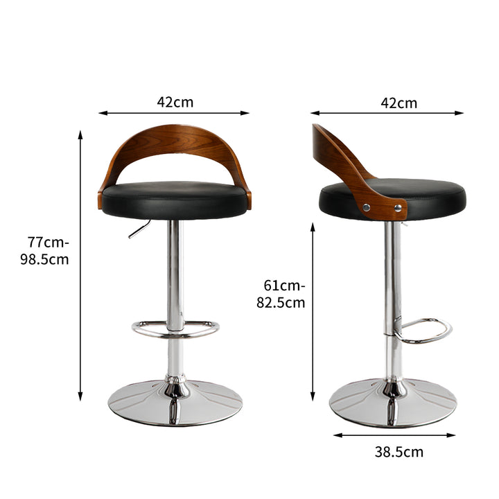 Levede 1x Gas Lift Kitchen Bar Stool - Levede