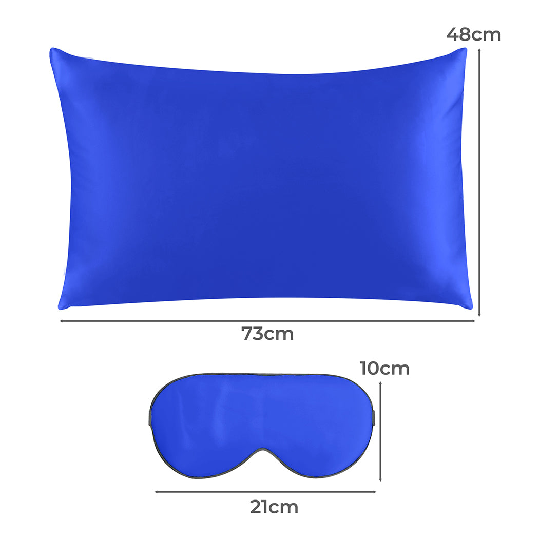 DreamZ 100% Mulberry Silk Pillow Case Royal Blue-1831592915395284994