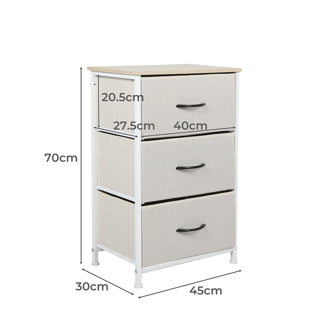 Levede Chest of Drawers and Storage Cabinet Tower - Levede