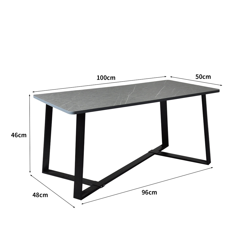 Levede Coffee Table Side Table Teapoy Black - Levede