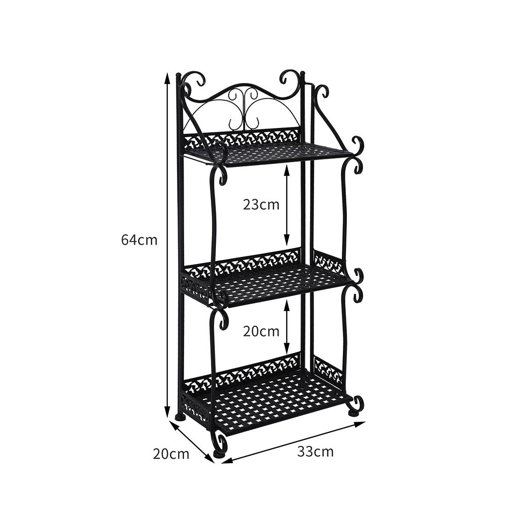 Levede Plant Stand 3 Tiers Outdoor Indoor - Levede