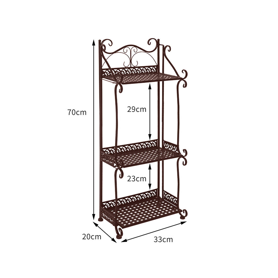 Levede Plant Stand 3 Tiers Outdoor Indoor - Levede