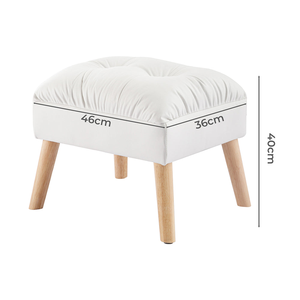 Levede Accent Ottoman Chair Footstool - Levede