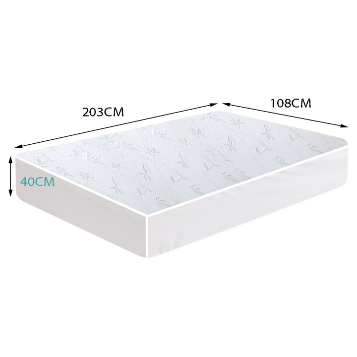 DreamZ Fully Fitted Waterproof Breathable Mattress Protector - Levede