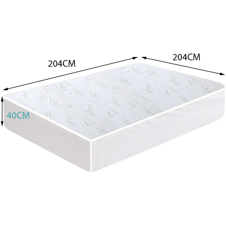 DreamZ Fully Fitted Waterproof Breathable Mattress Protector - Levede