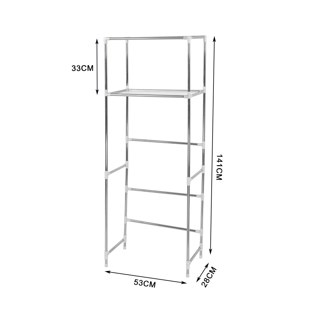 Over Toilet Storage Shelf Rack - Bath Shelf and Organizer for Bathroom Storage - Levede