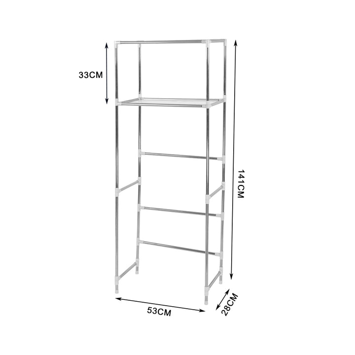 Over Toilet Storage Shelf Rack - Bath Shelf and Organizer for Bathroom Storage - Levede
