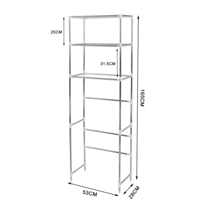 Over Toilet Storage Shelf Rack - Bath Shelf and Organizer for Bathroom Storage - Levede