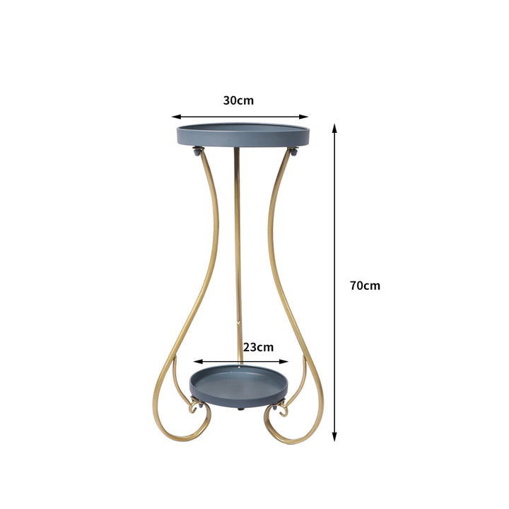 Levede Plant Stand 2 Tiers for Outdoor and Indoor Use -Large - Levede