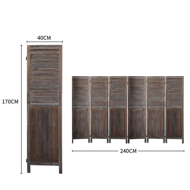 Levede Room Divider Folding Partition - 4 & 6 Panel Options - Levede