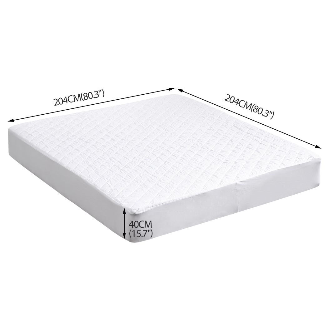 DreamZ Fully Fitted Waterproof Microfiber Mattress Protector - Levede