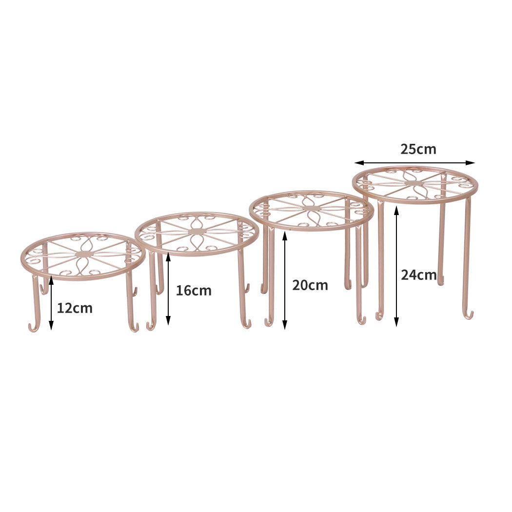 Levede Metal Plant Stand Outdoor Indoor - Versatile Design for Any Space - Levede