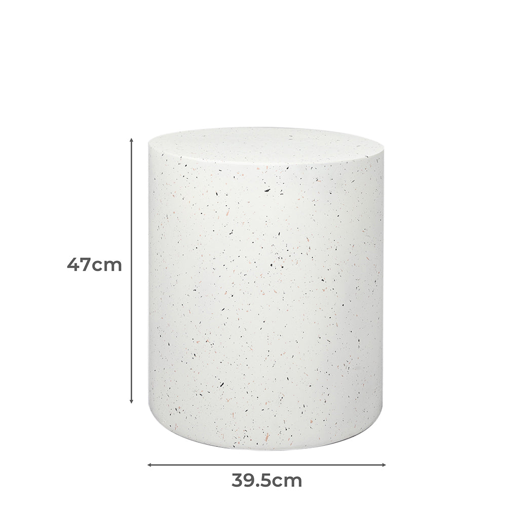 Levede Side Table Terrazzo Round End - Levede