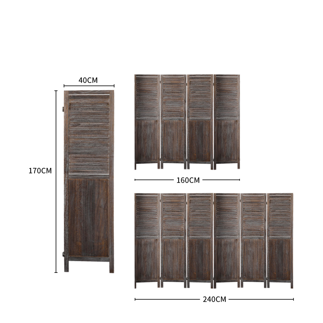 Levede Room Divider Folding Partition - 4 & 6 Panel Options - Levede