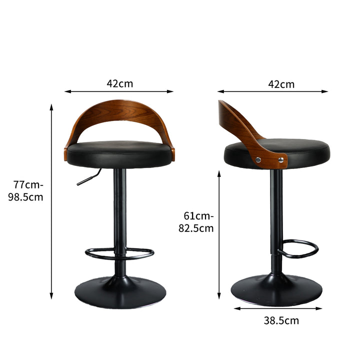 Levede 1x Gas Lift Kitchen Bar Stool - Levede