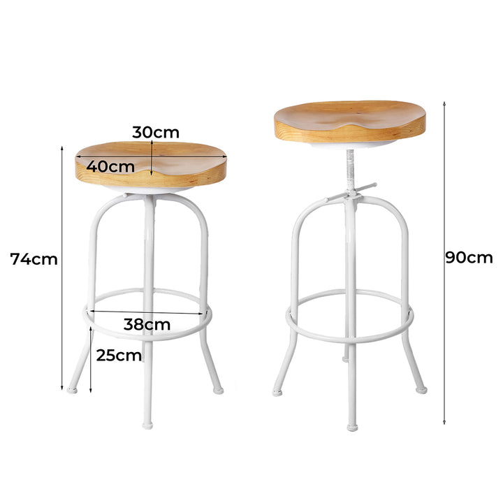 Levede 1x Industrial Bar Stool Kitchen - Levede