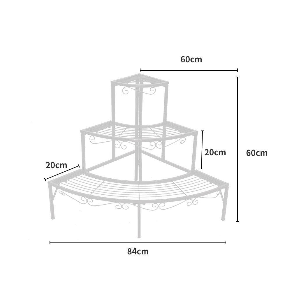 Levede Plant Stand 2X Outdoor Indoor Metal - Levede