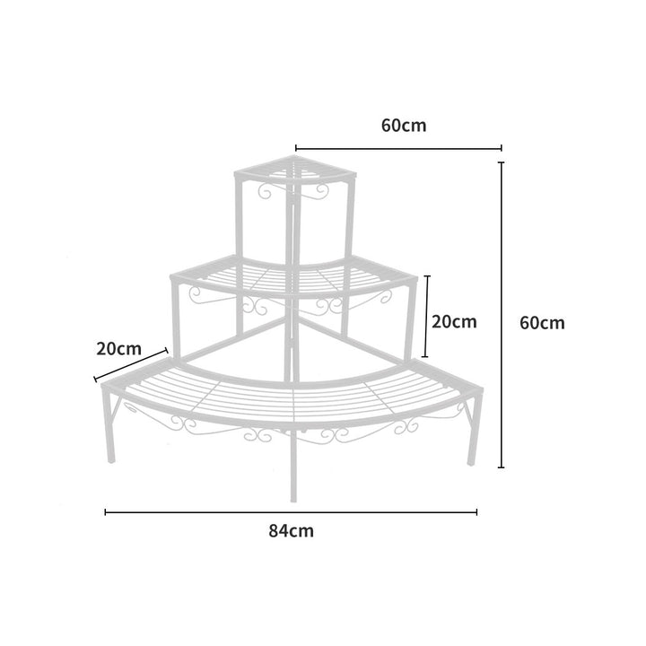 Levede Plant Stand 2X Outdoor Indoor Metal - Levede