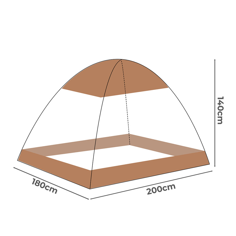 Dreamz Mosquito Bed Nets Foldable Canopy King-1848848553041072130