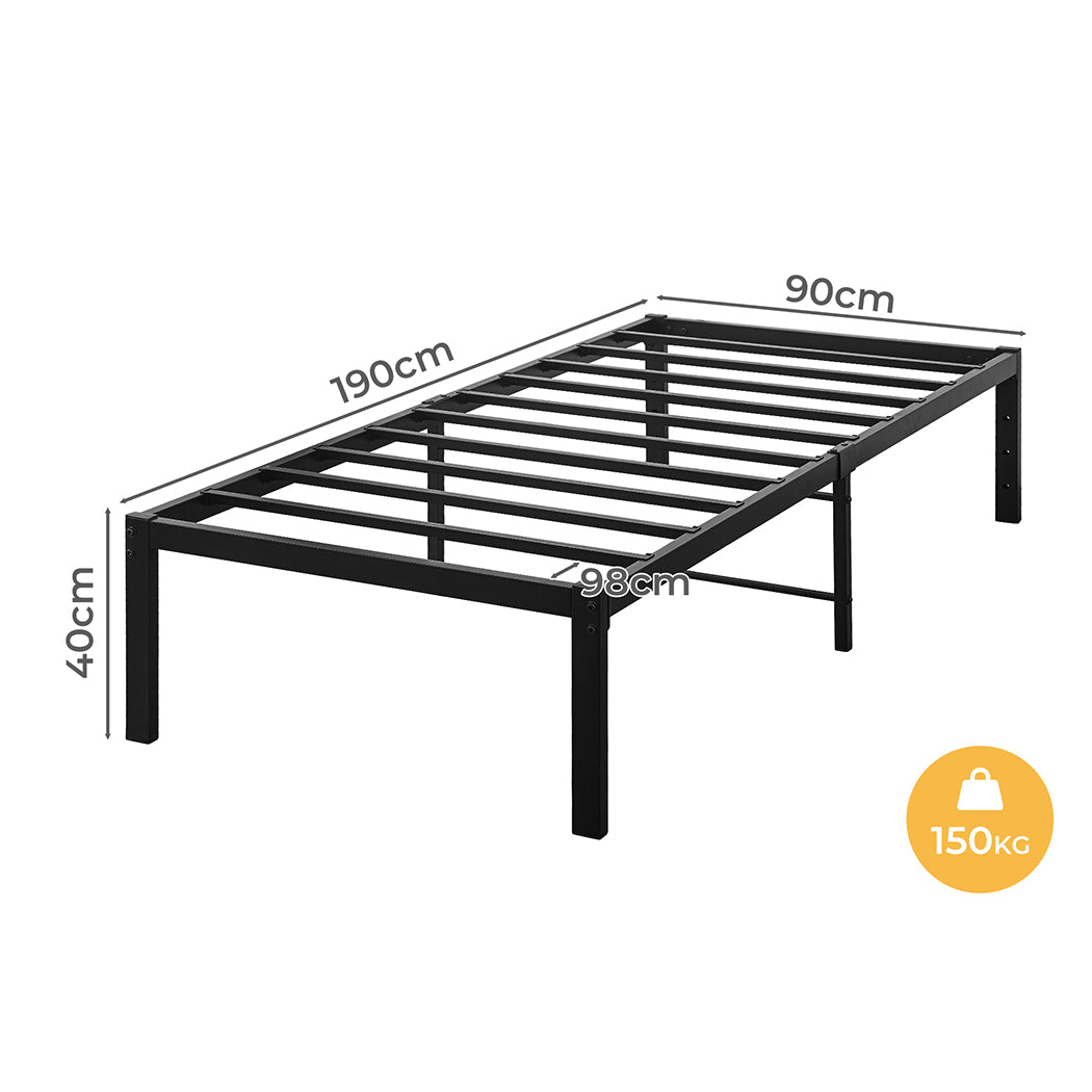 Levede Heavy Duty Metal Bed Frame with Storage Space - Levede