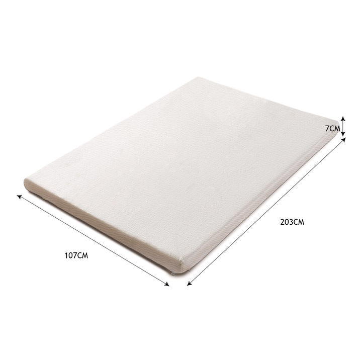 DreamZ 7cm Memory Foam Bed Mattress - Levede