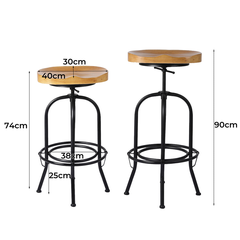 Levede 1xIndustrial Bar Stool Kitchen - Levede