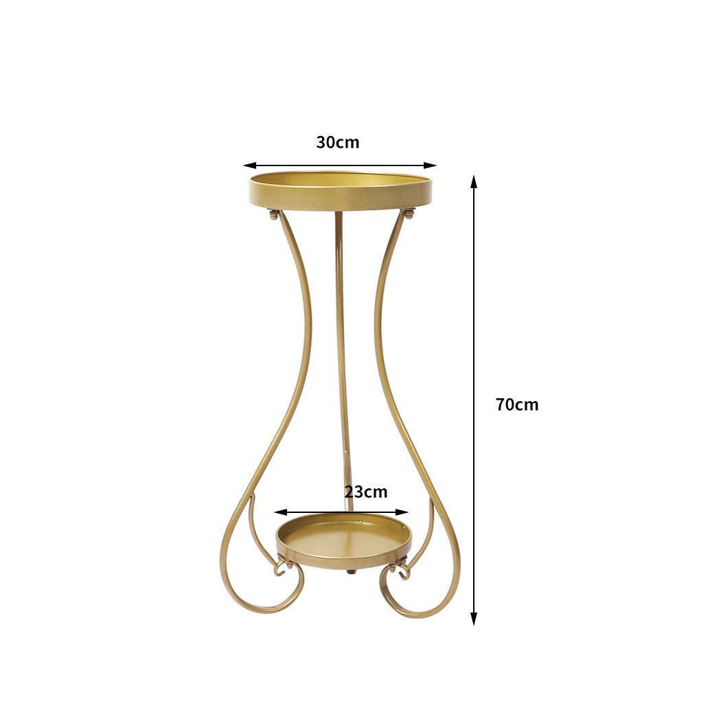 Levede Plant Stand 2 Tiers for Outdoor and Indoor Use -Large - Levede