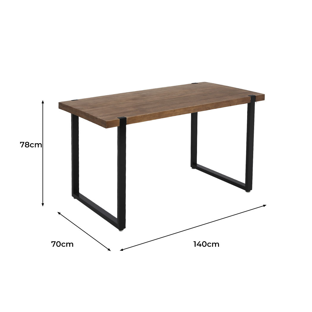 Levede Dining Table Industrial Wooden - Levede