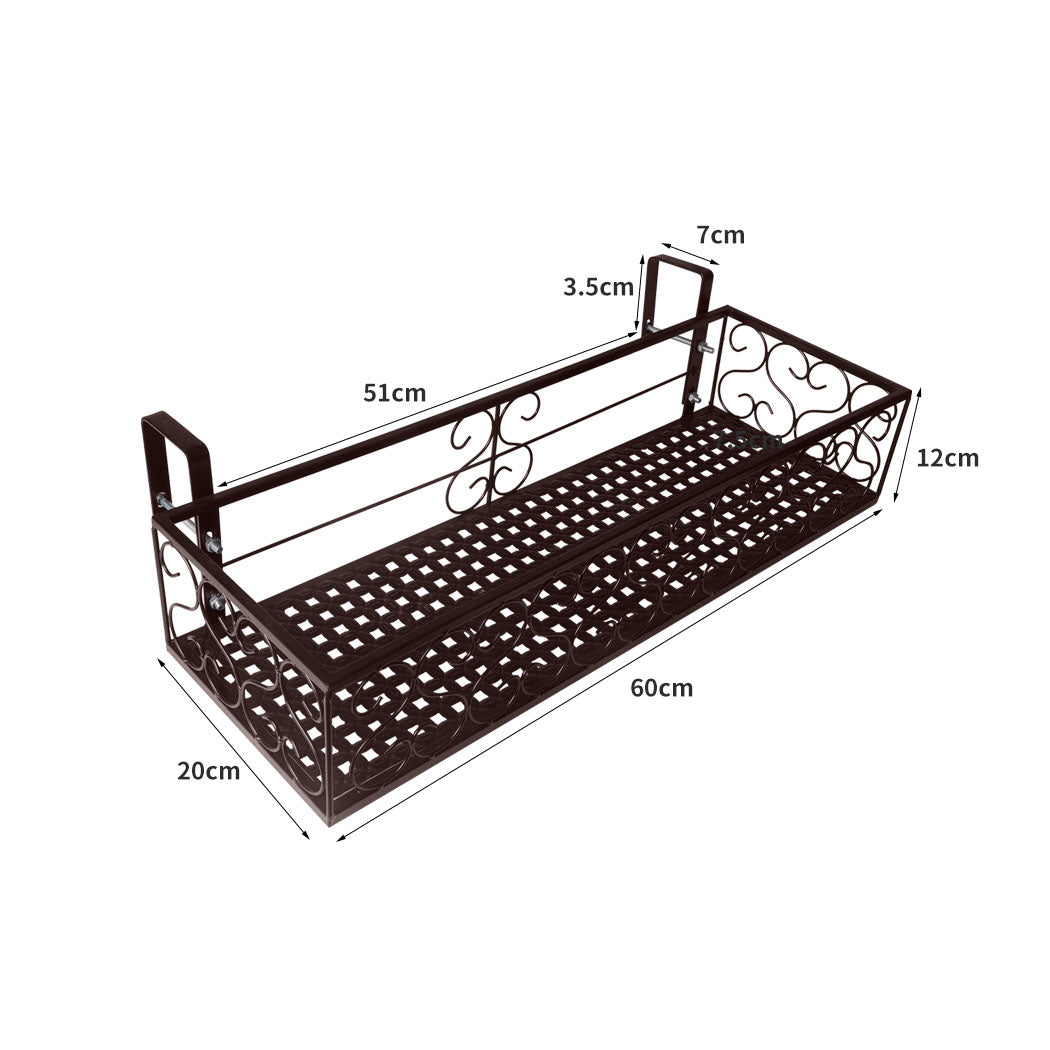 Levede Plant Stand Outdoor Indoor Home - Oval and Rectangle Options - Levede