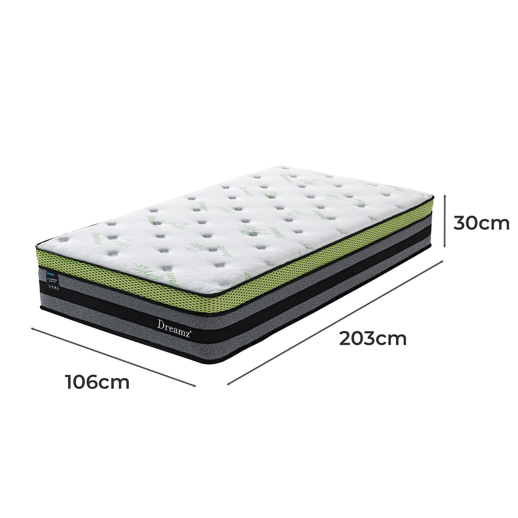 Dreamz King single Cooling Mattress Pocket-1843791400232161282