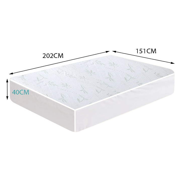 DreamZ Fully Fitted Waterproof Breathable Mattress Protector - Levede