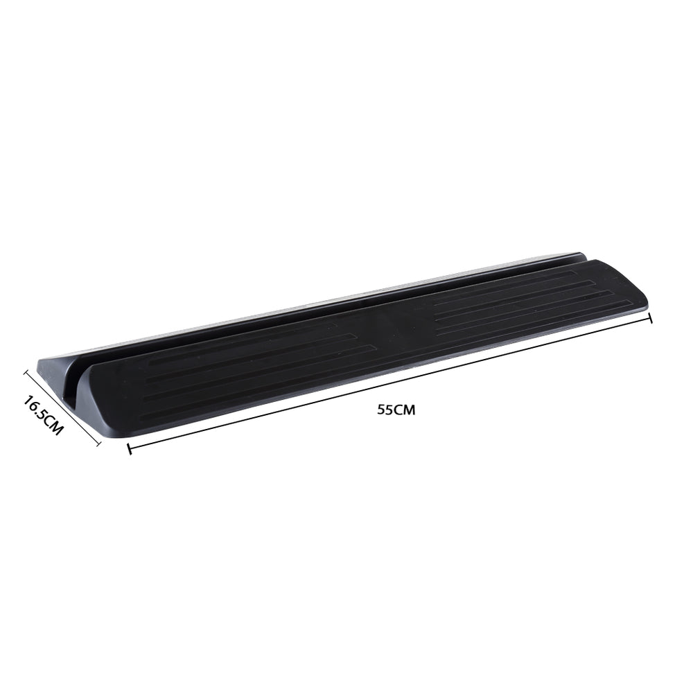 Levede Baby Safety Gate Adjustable Pet Black Ramp - Levede