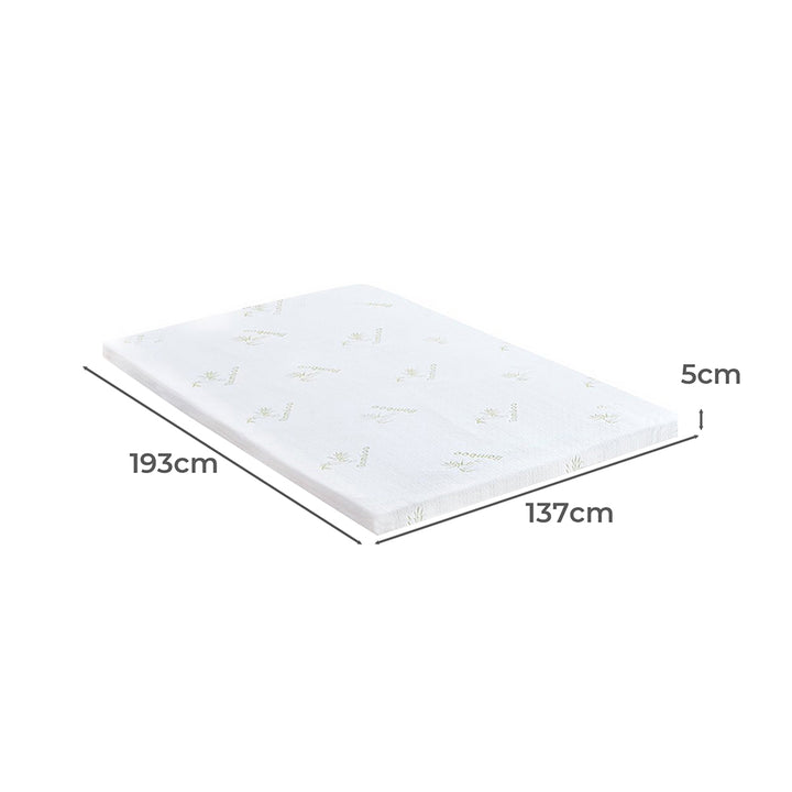 DreamZ 5cm Thickness Cool Gel Memory Mattress - Levede