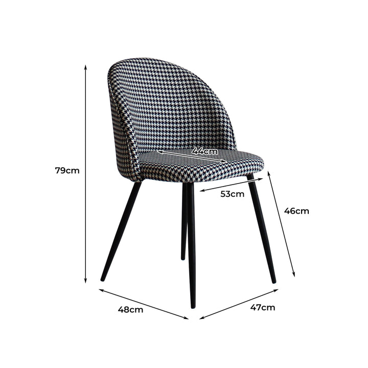 Levede 2x Dining Chairs Kitchen Cafe - French Style and Modern Designs - Levede