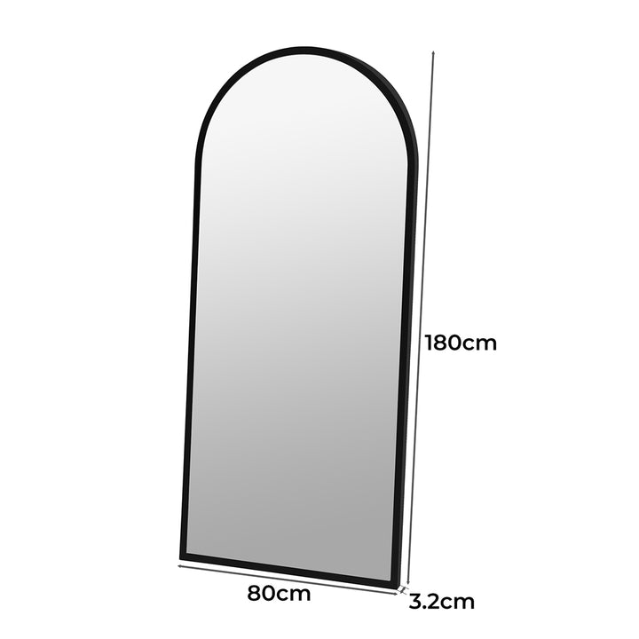 180X80cm Full Length Mirrors Arch Floor Dressing Standing Mirror Makeup