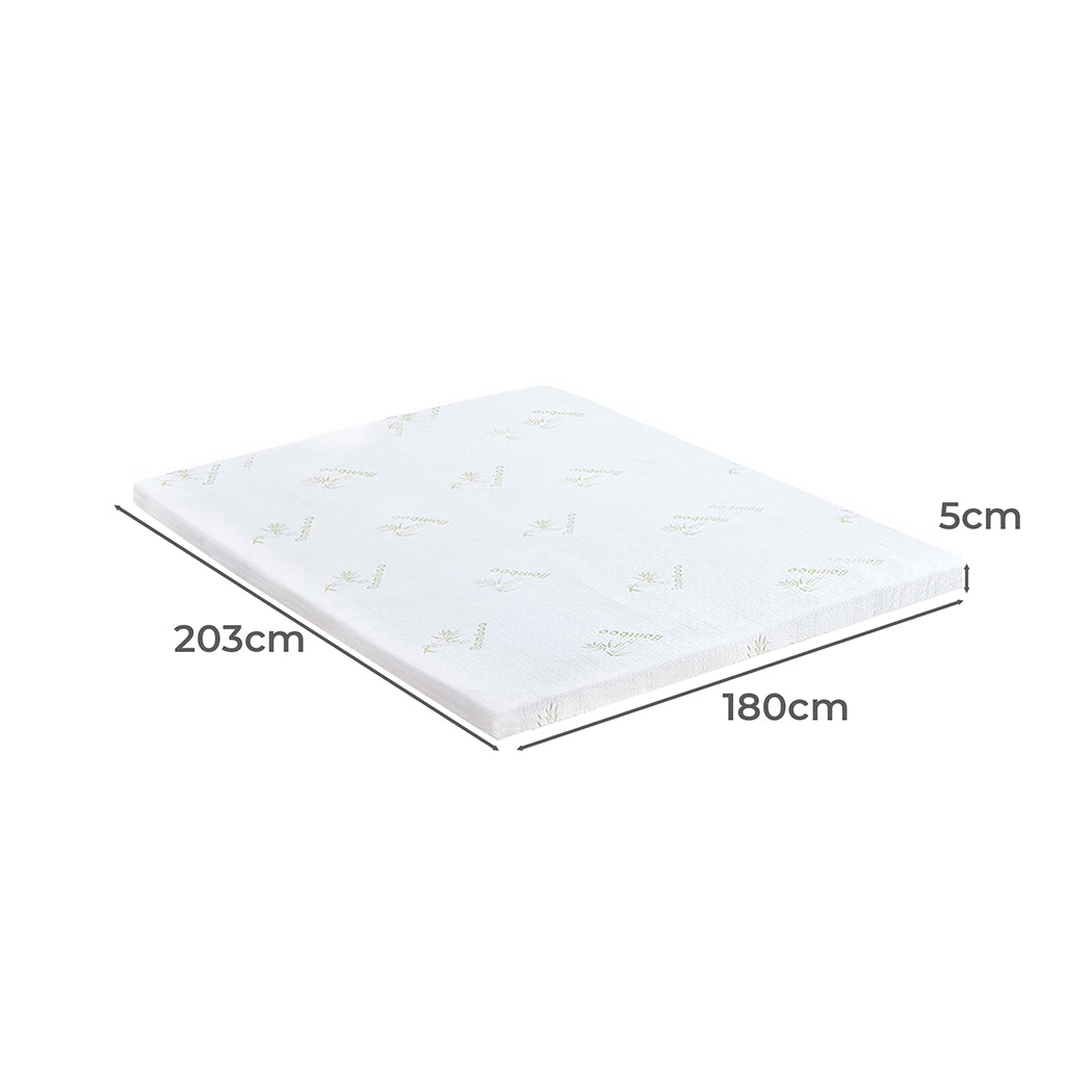 DreamZ 5cm Thickness Cool Gel Memory Mattress - Levede