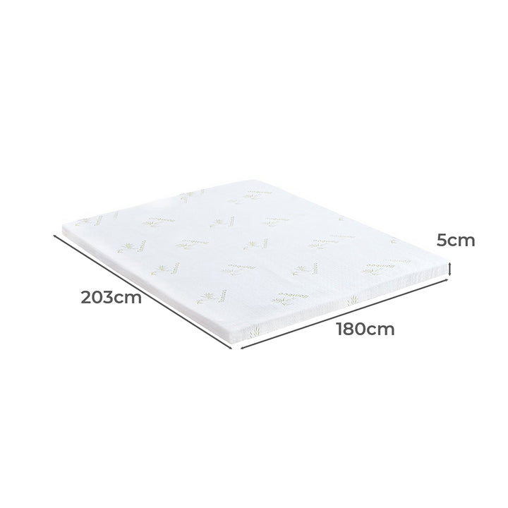 DreamZ 5cm Thickness Cool Gel Memory Mattress - Levede