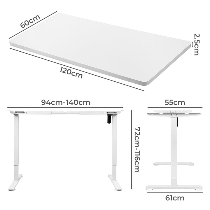 Levede Motorised Standing Desk Height 120cm White 800x 1.5MM-1831592494043893762