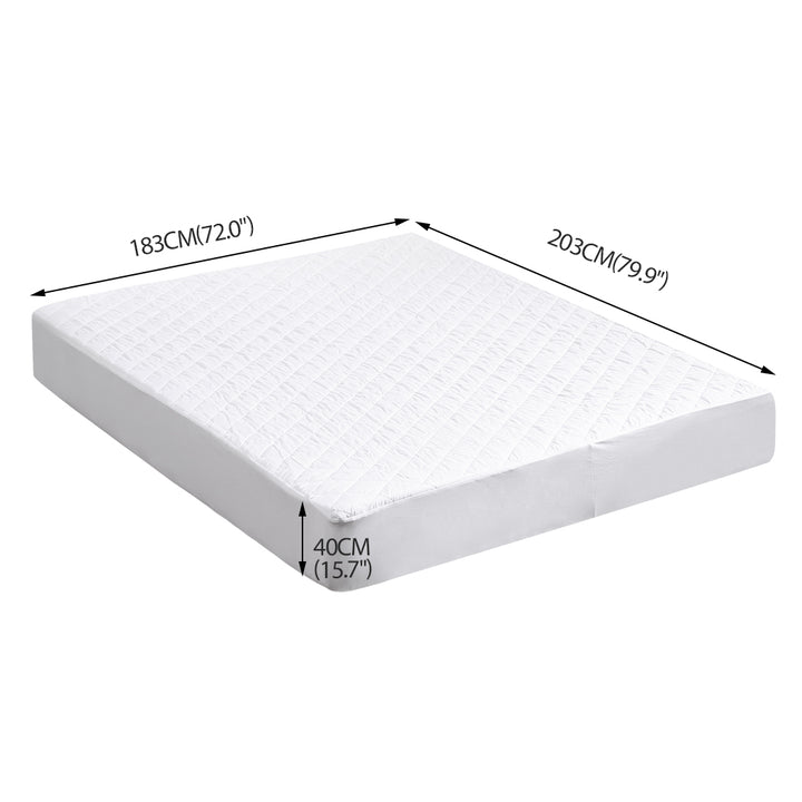 DreamZ Fully Fitted Waterproof Microfiber Mattress Protector - Levede