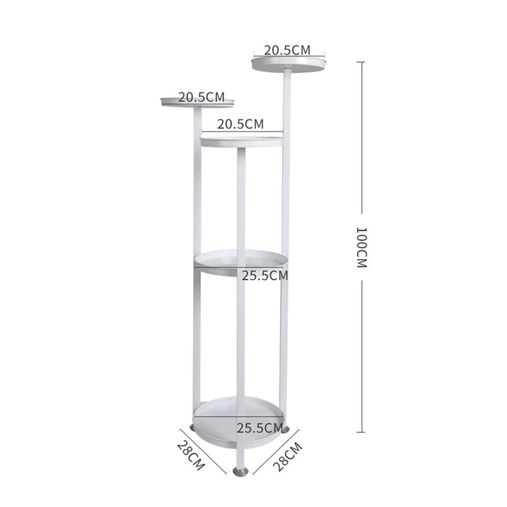 Levede Plant Stand Outdoor Indoor Flower White Medium-1843791313917579266