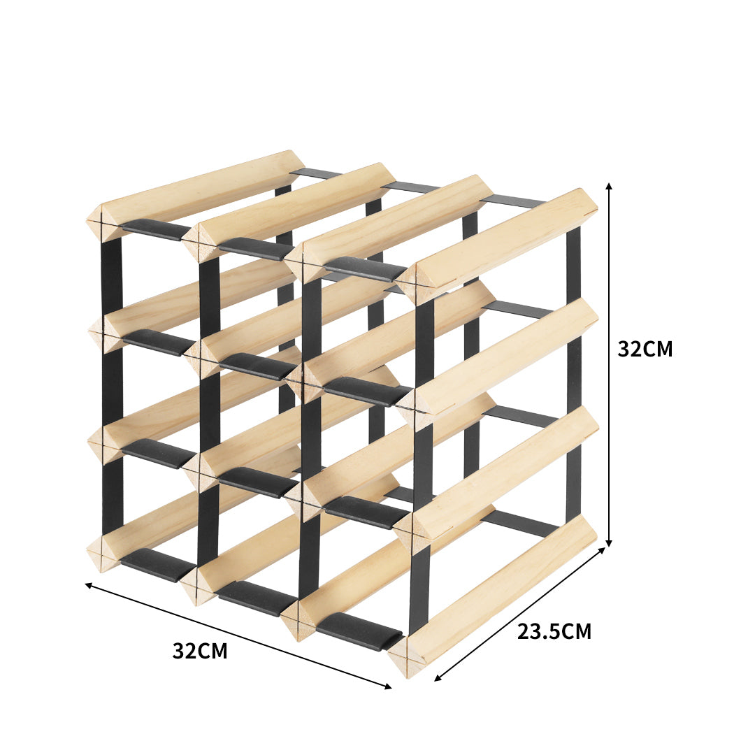 Levede Timber Wine Storage Rack - Levede