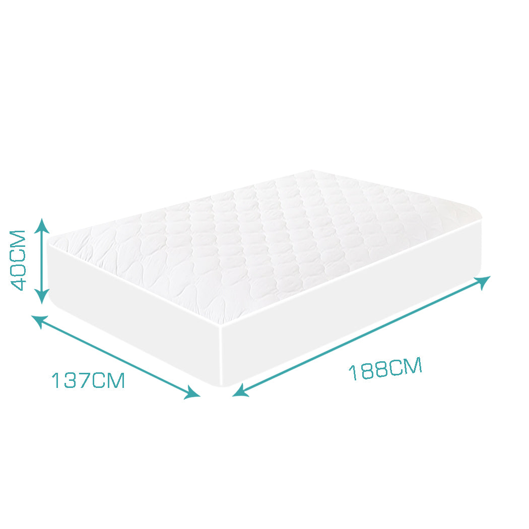 DreamZ Fitted Waterproof Bed Mattress - Levede