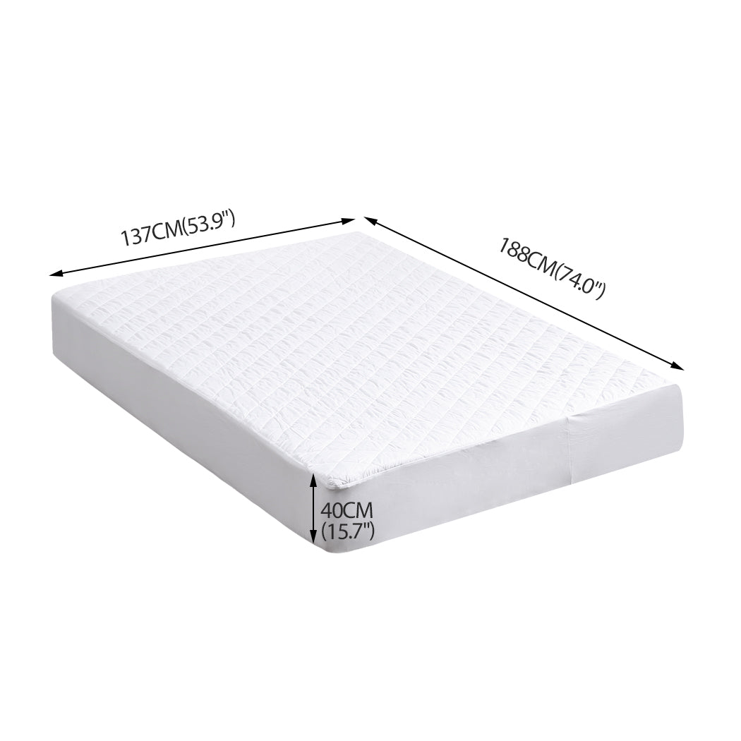 DreamZ Fully Fitted Waterproof Microfiber Mattress Protector - Levede