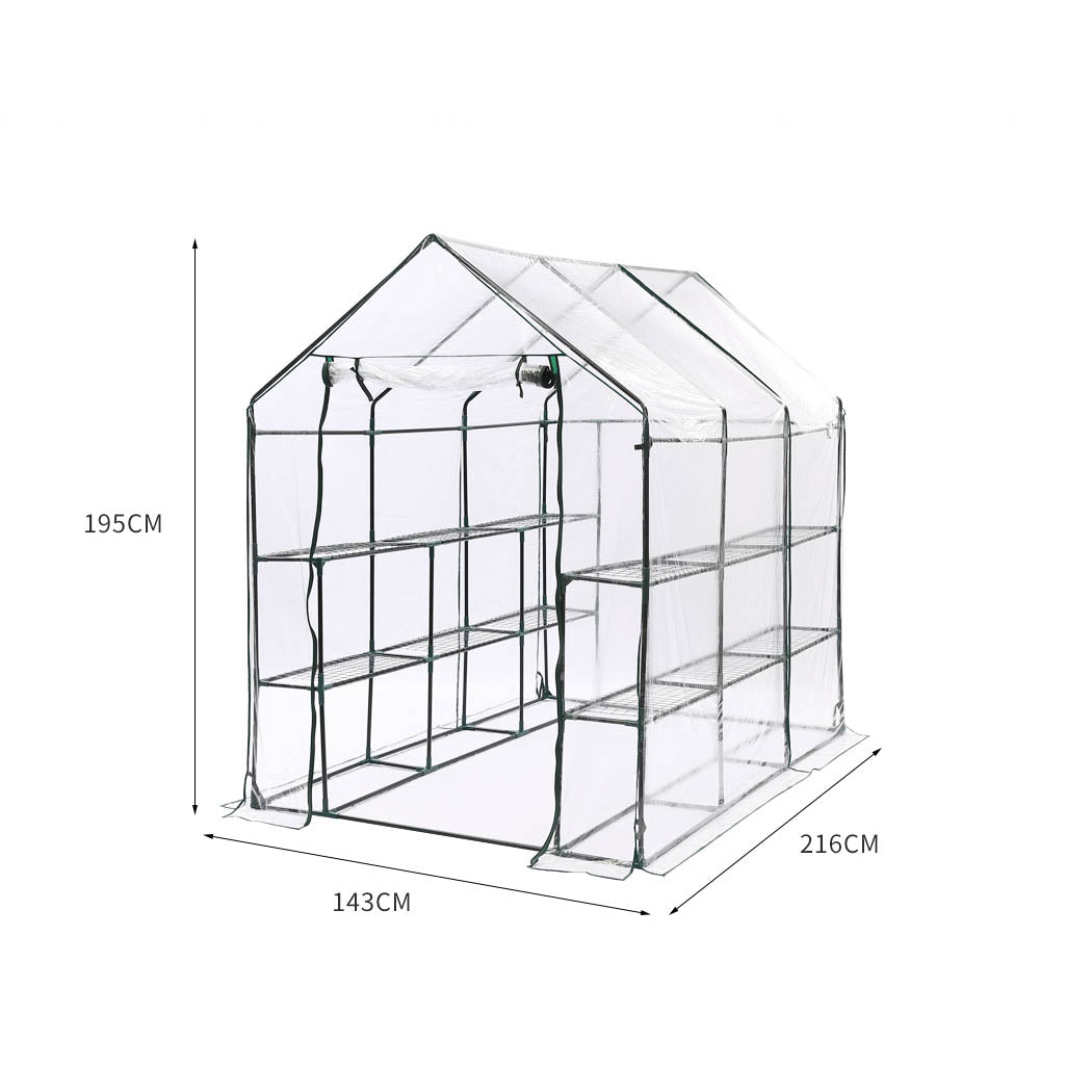 Levede Greenhouse Walk In 3 Tier Garden - Levede