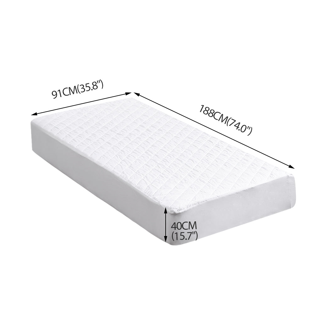 DreamZ Fully Fitted Waterproof Microfiber Mattress Protector - Levede