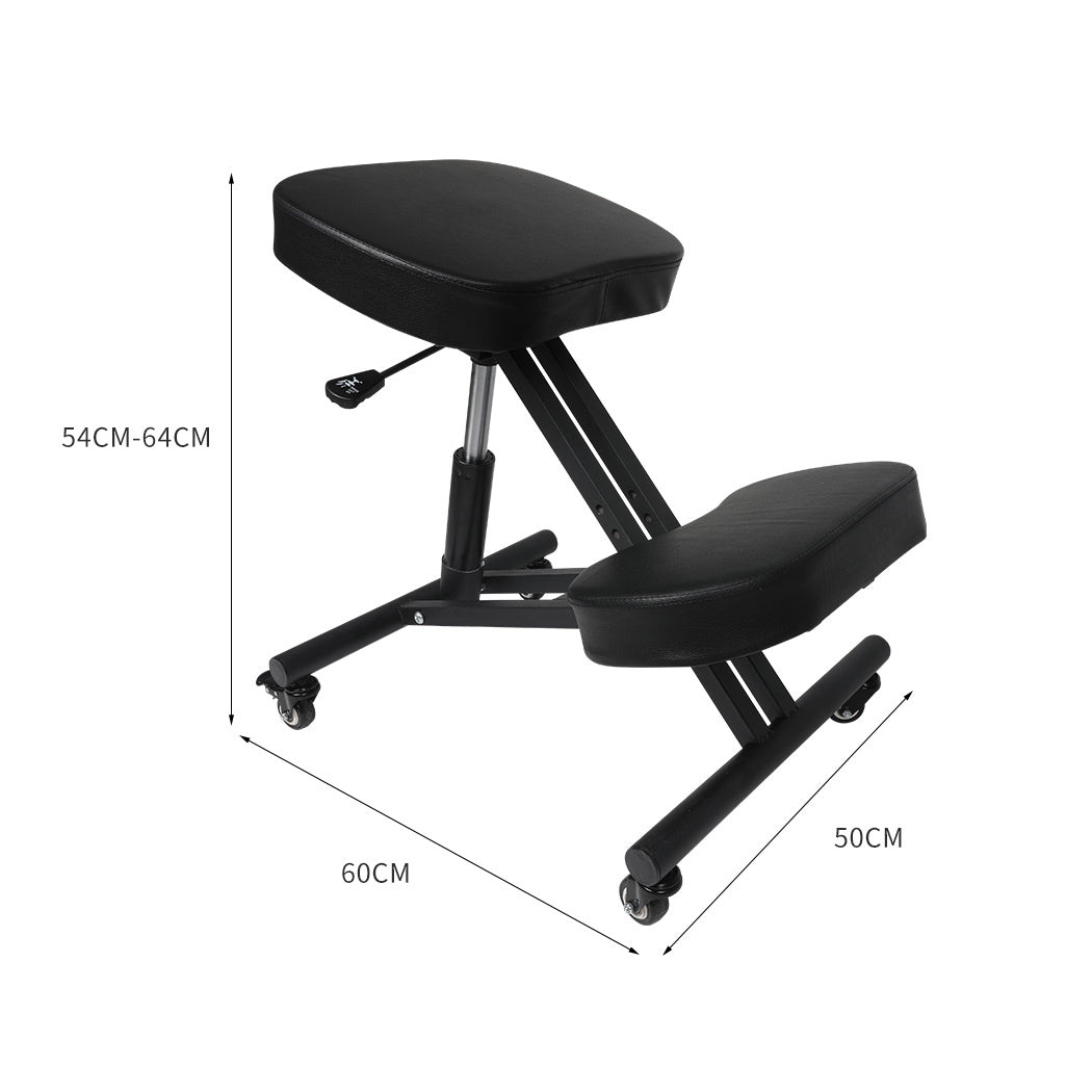 Levede Kneeling Chair Computer Ergonomic Black - Levede